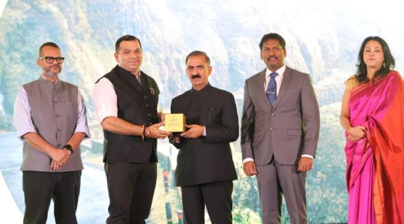 Himachal bags two awards in Outlook Traveller Awards-2023 HIMACHAL HEADLINES