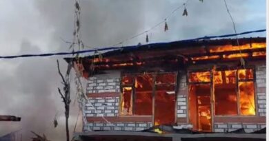 Nine families were rendered homeless after a major fire broke out in the Kullu District HIMACHAL HEADLINES