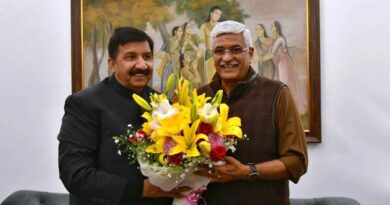 Mukesh Agnihotri met Union Minister of Jal Shakti HIMACHAL HEADLINES