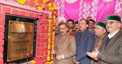 Sukhu inaugurates and lays the foundation stones of Rs 219 crore developmental projects at Nahan in Sirmaur   HIMACHAL HEADLINES