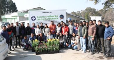 CSIR -IHBT sends tulip flowers to commemorate the opening of the Shri Ram Temple in Ayodhya HIMACHAL HEADLINES