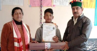 Chiyoga student Viraj performed best in the National Yoga Competition HIMACHAL HEADLINES