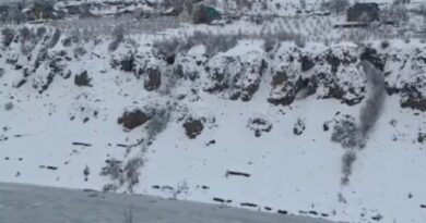 Avalanche hits Himachal - Flow of Chanderbhaga river blocked HIMACHAL HEADLINES