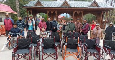 Artificial limbs distributed to 35 disabled persons : Satish Sharma HIMACHAL HEADLINES