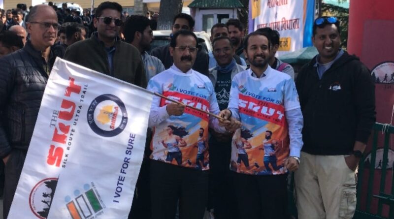 Silk Route Ultra Trail 2024 launched from Narkanda HIMACHAL HEADLINES