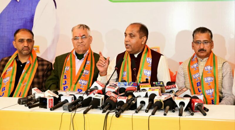 Leader of Opposition accuses Congress rule for the lack of transparency in distribution of relief package HIMACHAL HEADLINES
