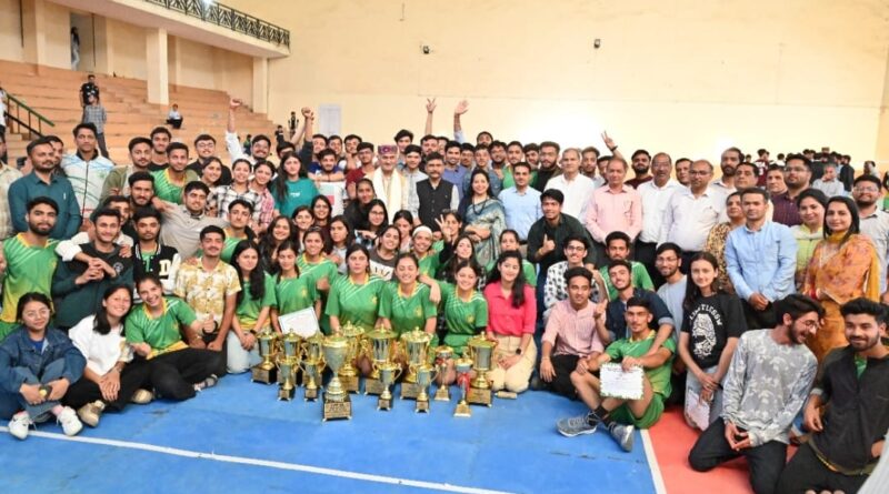 Forestry College Clinches Top Honors at Inter-College Sports Meet HIMACHAL HEADLINES