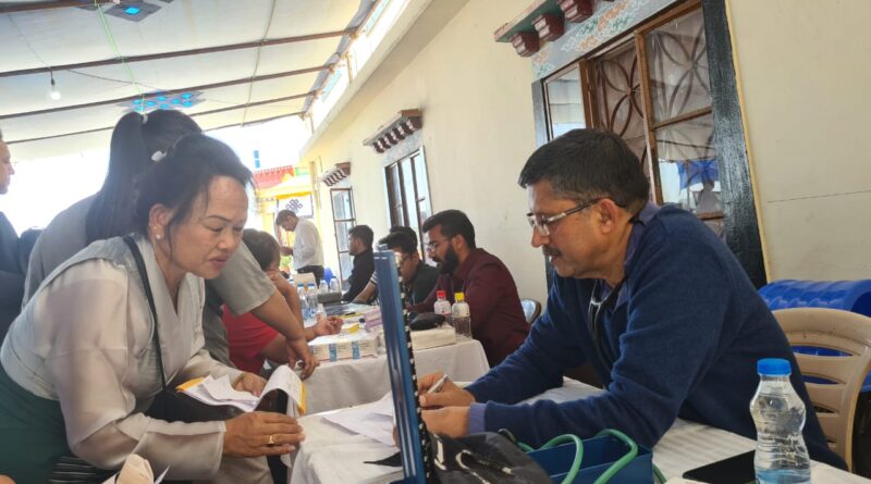 Ashadeep organized a medical camp for Tibetan Lamas and Tibetan people HIMACHAL HEADLINES