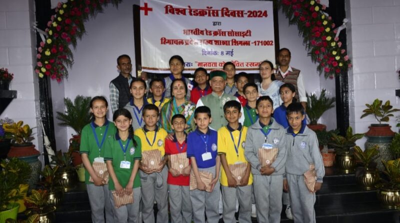 World Red Cross Day observed at Raj Bhavan HIMACHAL HEADLINES