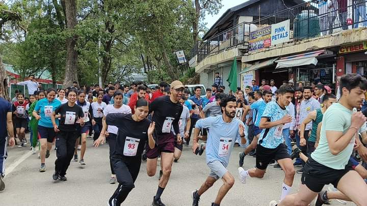 Society made aware of voting through the Run for Vote Marathon HIMACHAL HEADLINES